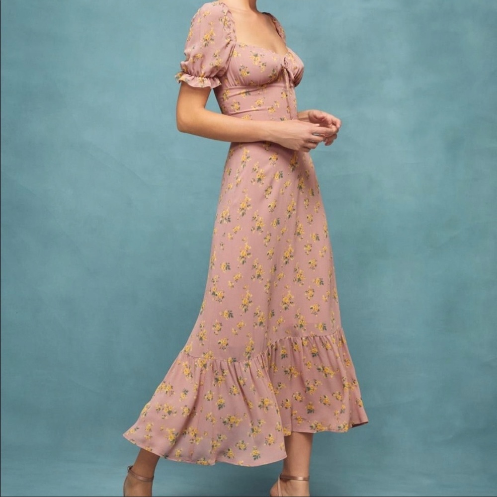Reformation Cabernet Dress